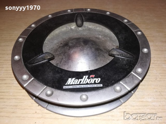 marlboro-13x3см-алуминиев пепелник-внос швеицария, снимка 1 - Колекции - 20187502