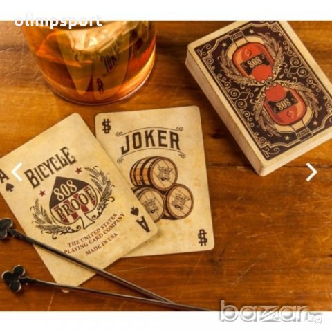 КАРТИ ЗА ИГРА BICYCLE BOURBON нови оригинални произведени в САЩ , снимка 5 - Карти за игра - 21363046