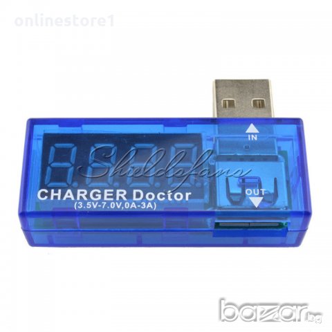 LED USB волтметър и амперметър (лаптоп, GSM зарядно, компютър и др.), снимка 6 - Захранвания и кутии - 19942332