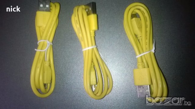 Универсален USB кабел за всички модели смартфони и таблети - 3 КАБЕЛА ЗА 10 ЛВ., снимка 2 - USB кабели - 18367225