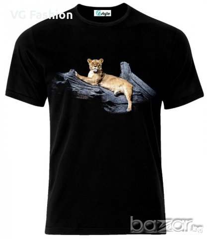 Мъжка тениска Beautiful Lion On A Tree