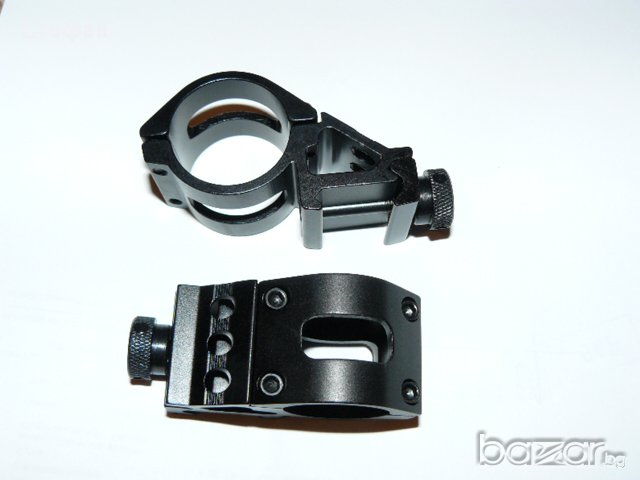 Монтаж за фенер/лазер и други с Уивър база, снимка 4 - Екипировка - 18054047