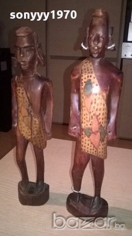 АНТИКИ-Дървени сладури-2бр-33х8см-внос швеицария, снимка 9 - Антикварни и старинни предмети - 17810077