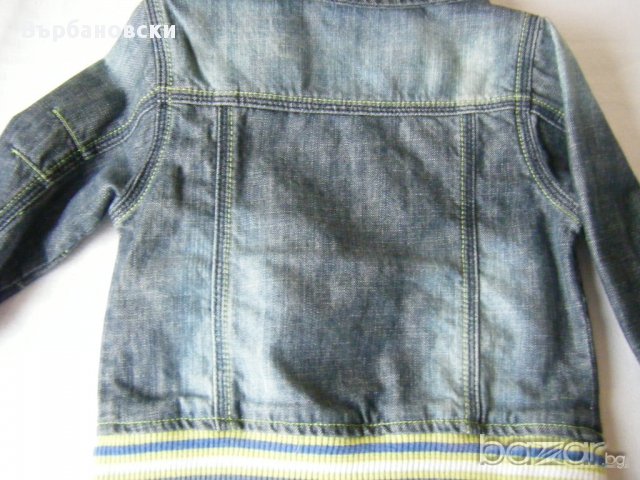 Детско дънково яке, снимка 7 - Панталони и долнища за бебе - 17566916