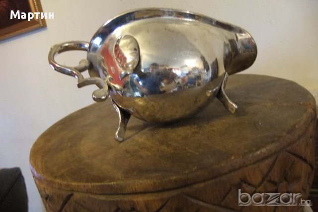 Стар масивен посребрен - Съд !  (01059), снимка 5 - Други - 13402996