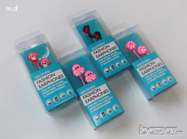 Слушалки тапи, различни модели, черепи, обувки, понички, гъбки и др. 