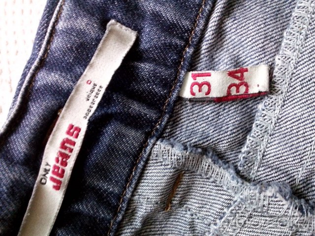 оригинални къси дънкови панталони на ONLY jeans, снимка 4 - Дънки - 7509861