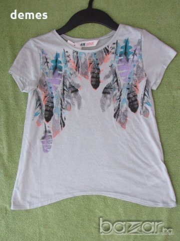 Тениска за момиче Н&М, размер 134/140, нова, снимка 1 - Детски тениски и потници - 18632758