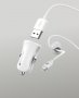 Зарядно за кола 2in1 за Apple устройства,с кабел MFI Lightning, снимка 1
