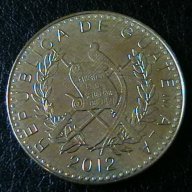 50 центавос 2012, Гватемала, снимка 2 - Нумизматика и бонистика - 16429661