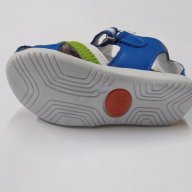 Бебешки сандалки PONKI естествена кожа синьо /зелено 19/21, снимка 5 - Детски сандали и чехли - 18231862