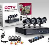 DVR за 4 камери + 4 броя камера - Комплект Направи си сам, снимка 1 - Камери - 7531418