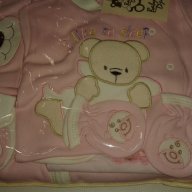  Бебешки Комплект за изписване розов луксозен, снимка 1 - Комплекти за бебе - 12969370