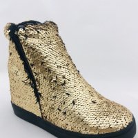 Дамски обувки Botineli-Gold, снимка 3 - Дамски боти - 25113702