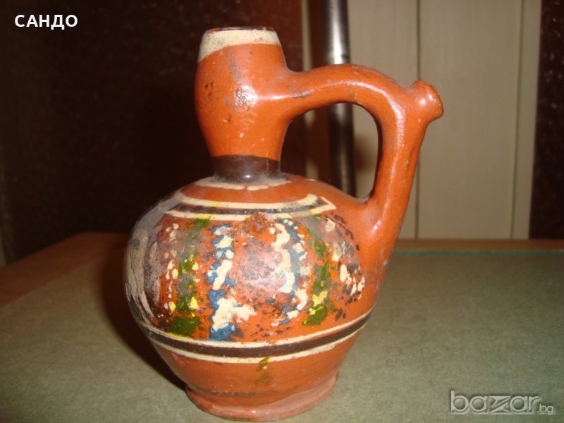 Стари глинени съдове  ТРОЯНСКА КЕРАМИКА - 3 броя, снимка 1