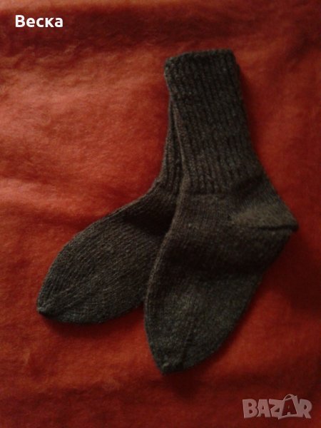 Вълнени чорапи ръчно изработени, снимка 1