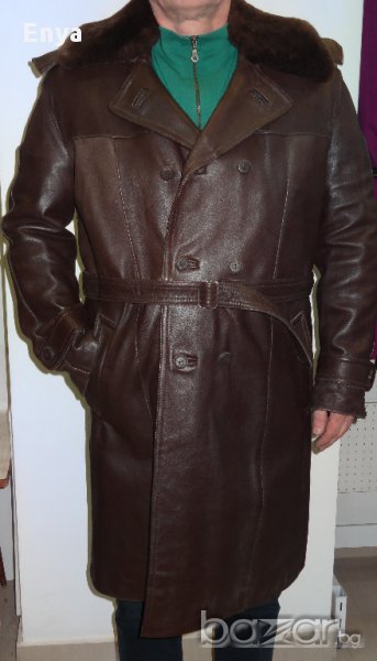 ШУБА КОЖЕНА - Генералска - НОВА !, снимка 1