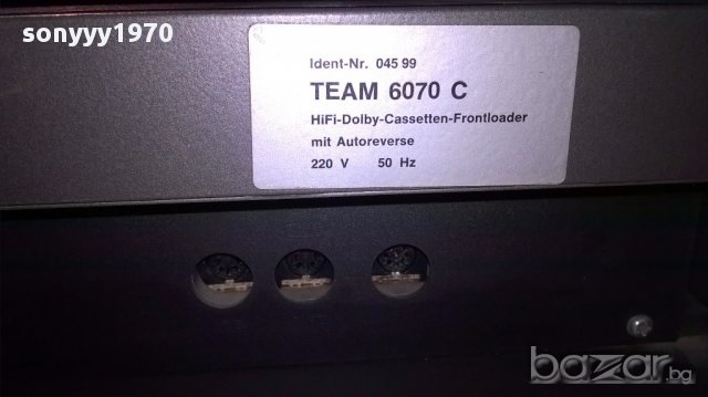 ★schneider team 6070c-hi-fi deck-внос швеицария, снимка 10 - Ресийвъри, усилватели, смесителни пултове - 12725123