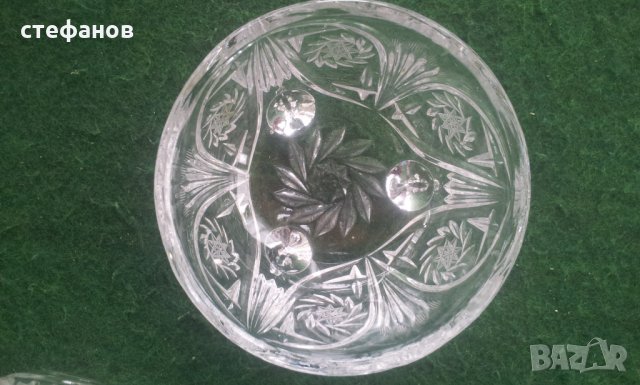 Три кристални бонбониери или за ядки различни, снимка 8 - Други - 25341485