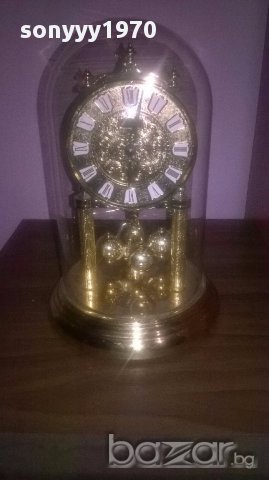 Hermle-made in germany-часовник-24/17см-внос швеицария, снимка 3 - Антикварни и старинни предмети - 16386142