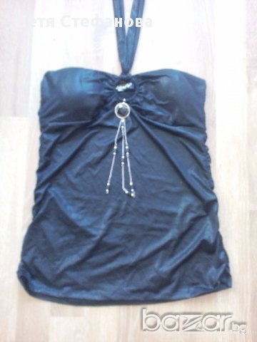 ефектен потник с бижу, снимка 2 - Потници - 16784239