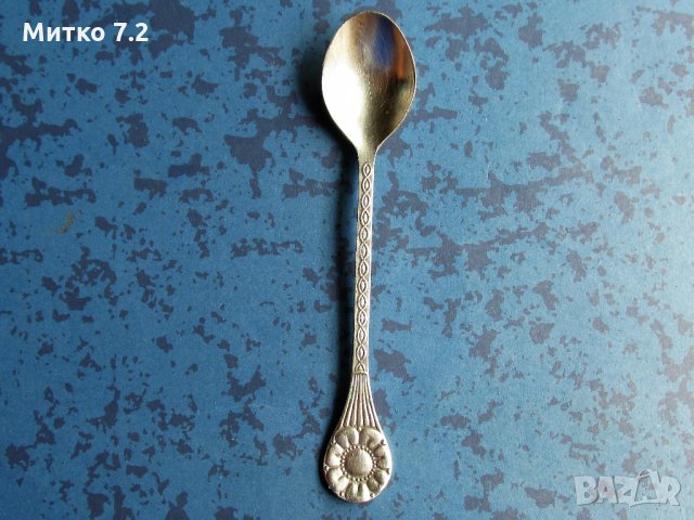 руска сребърна лъжичка - 1, снимка 3 - Колекции - 25805166