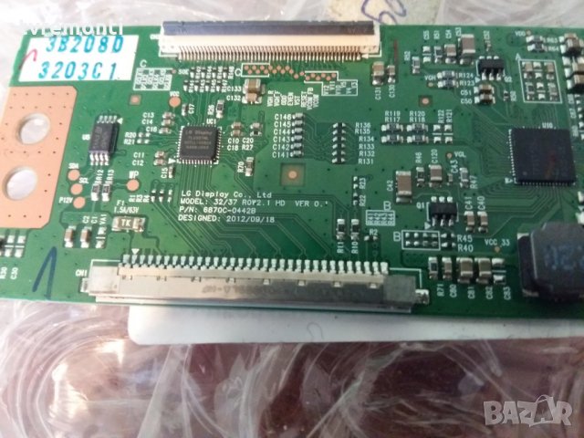 T-CON BOARD 32/37 ROW2.1 HD VER 0.1 6870C-0442B, снимка 2 - Части и Платки - 22256513