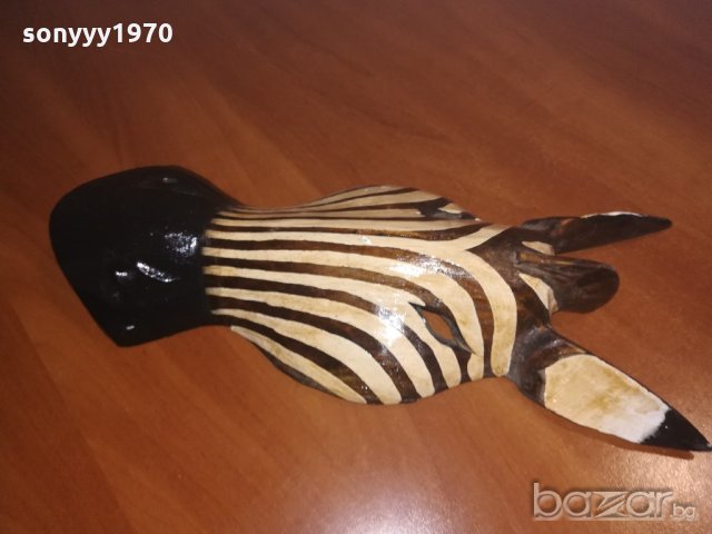 маска от дърво-зебра-31х13х6см-внос швеицария, снимка 10 - Колекции - 20997632