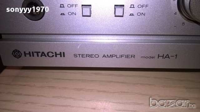 hitachi ha-1 stereo amplifier-made in japan-внос швеицария, снимка 10 - Ресийвъри, усилватели, смесителни пултове - 14225347