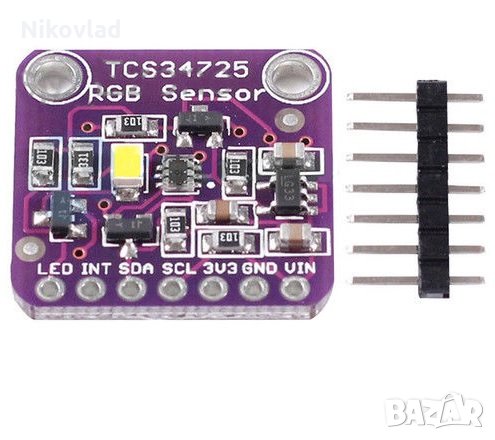 TCS34725 RGB Light Color Sensor, снимка 1 - Друга електроника - 24297463