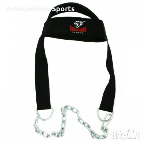 Шлем за трениране на врат с метална верига (оглавник), снимка 7 - Спортна екипировка - 22239128