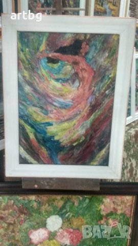 Автентична картина "Етюд", снимка 4 - Картини - 24805731