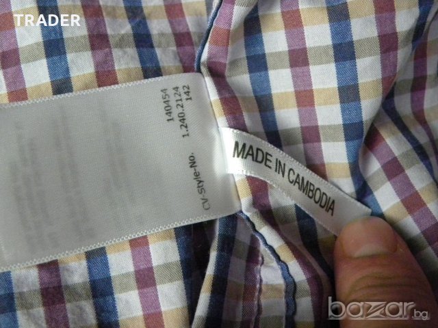 CHARLES VOGELE, мъжка риза, размер L,easy care,100%памук, снимка 4 - Ризи - 19160914