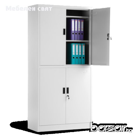 Метален шкаф за документи с 4 врати -185/90/40см, снимка 3 - Гардероби - 16370470