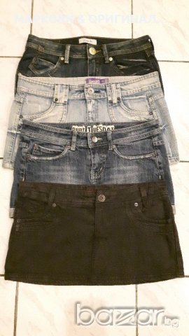 Дънкова пола М/Л р-р., снимка 8 - Поли - 14298697