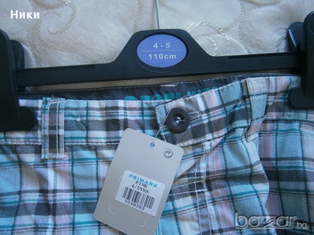 Нови къси детски панталонки на PRIMARK - размер 110 см /4-5 год./, снимка 5 - Детски къси панталони - 11083156