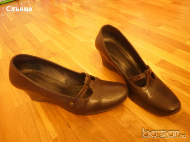 Естествена кожа„ елегантни, снимка 3 - Дамски ежедневни обувки - 11691449