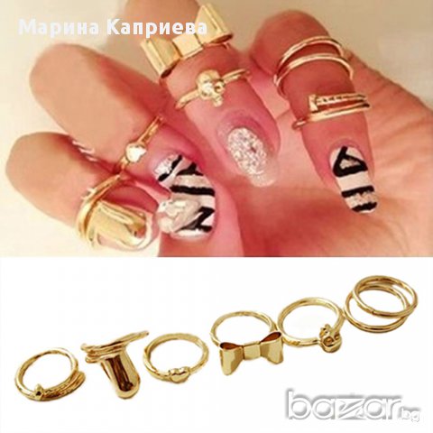 7 пръстенчета за кокалчета. Цената е за 7-те /А-24/
