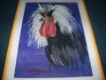 "Рошавият петел" страхотна картина от худ. Десислава Илиева, снимка 8