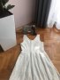 Дантелена къса бяла рокля- S , снимка 1 - Рокли - 25867243