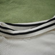  Машинно плетена бяла блуза T A L L Y W E I J L, нова, размер М, снимка 4 - Блузи с дълъг ръкав и пуловери - 9936232