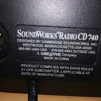 creative-sound works radio cd740-внос англия, снимка 14 - Ресийвъри, усилватели, смесителни пултове - 23641215