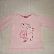 Памучна блузка - розова, снимка 1 - Бебешки блузки - 11367180
