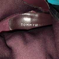 Tommy Hilfiger Дамски ботуши на ток естествена кожа, снимка 4 - Дамски ботуши - 24807867