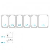 1. Хладилна поставяща се отгоре витрина 1,2 м х 0,4 м - за 3x 1/3 + 1x 1/2 GN-контейнер номер на арт, снимка 6 - Витрини - 11647933