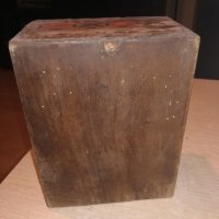 антика-старинна кутия за стена-19х15х9см, снимка 12 - Антикварни и старинни предмети - 20962448