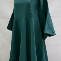 Зелена силно клоширана рокля марка Lemoniade - L, снимка 3 - Рокли - 23773324