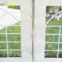 Професионална шатра 6x14м, PVC 500г/м2 - бяла, снимка 13 - Градински мебели, декорация  - 22630208