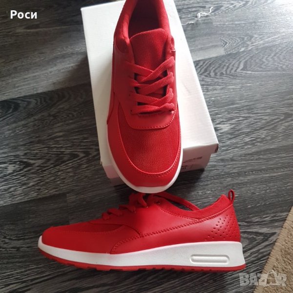 Нови спортни обувки, маратонки в червено - нови 40/41 номер, стелка - 26см, снимка 1