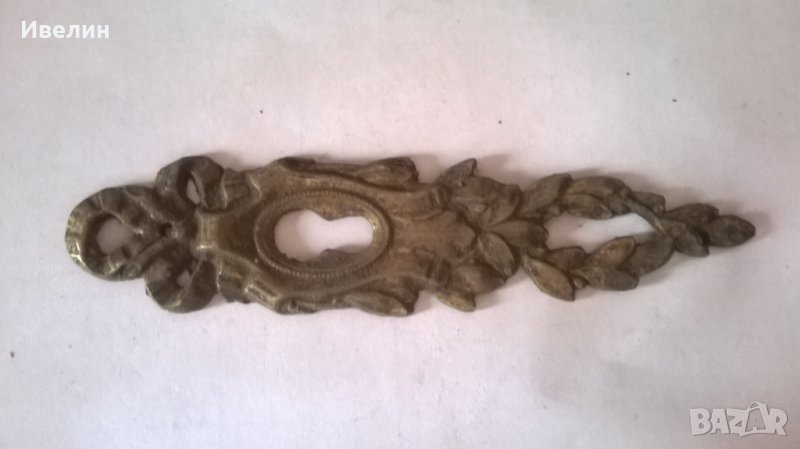 стара метална аликация,обков за мебел, снимка 1